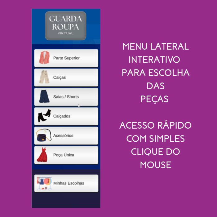 Guarda Roupa Virtual Software p/ Computadores (Assinatura Anual) - Image 3