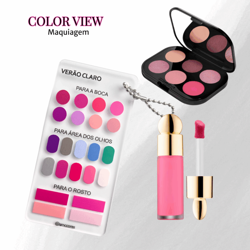 Paleta em Acrílico COLOR VIEW Maquiagem