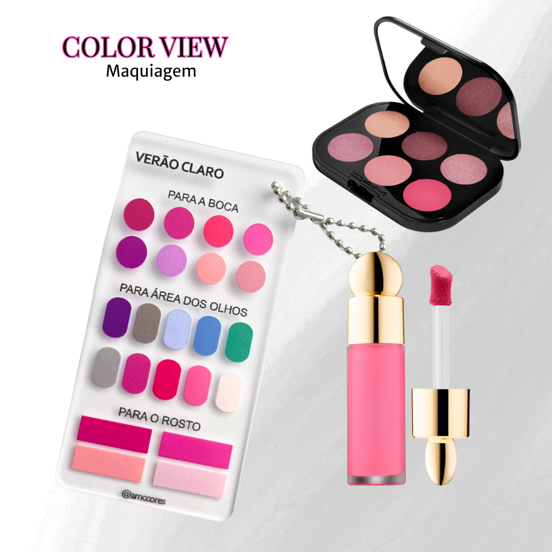 Paleta em Acrílico COLOR VIEW Maquiagem